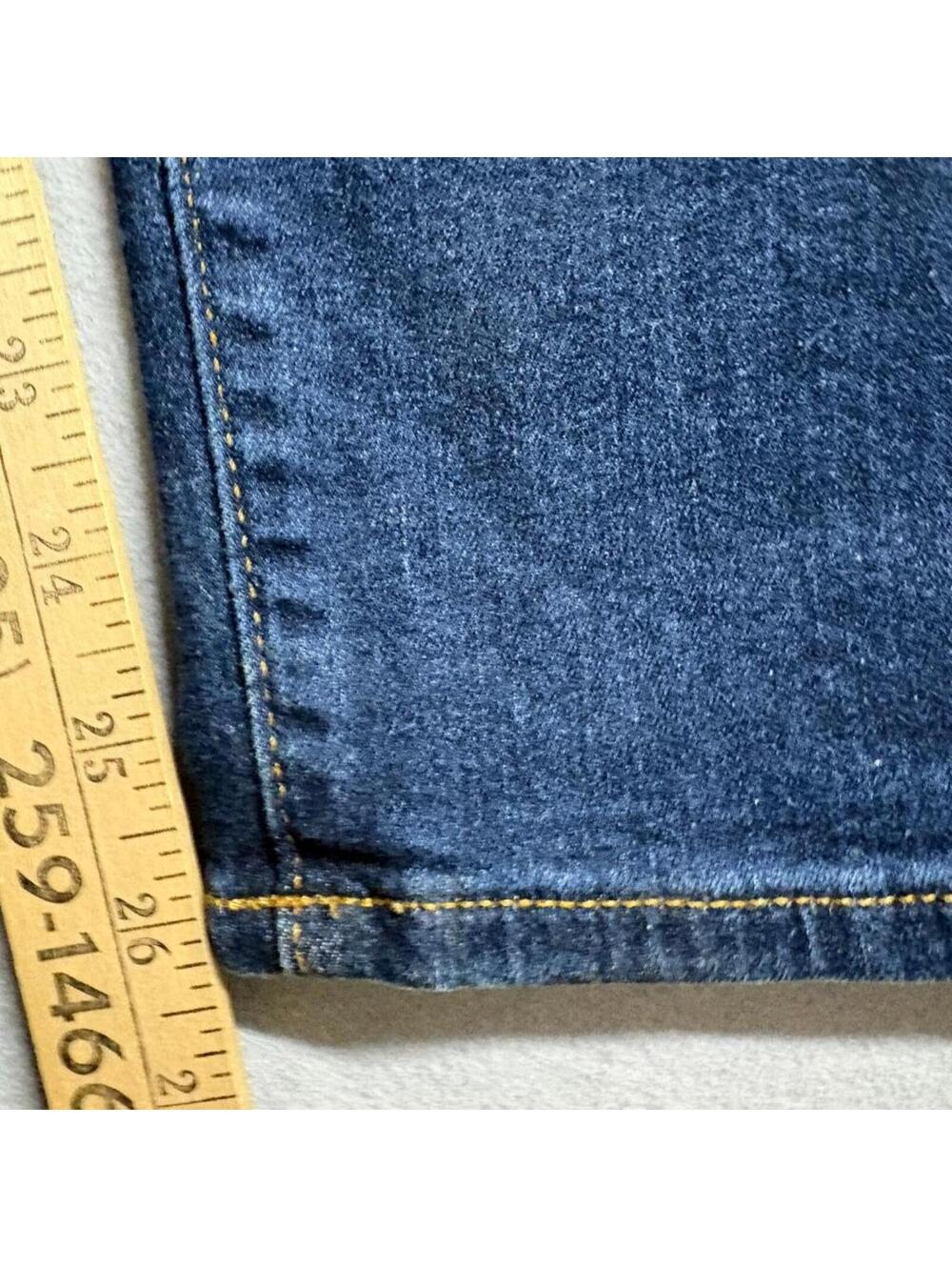 LOFT The Curvy Skinny Jeans Womens Size 16 33 Dark Wash Denim Stretch Blue - Picture 2 of 11